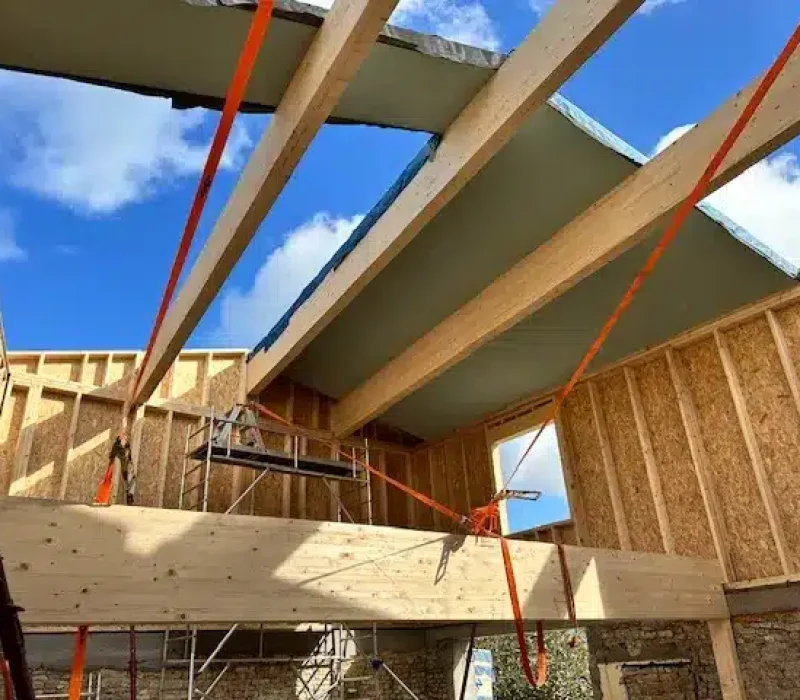 Réalisation de charpente et ossature bois par Conception Bois 17, charpentier à La Rochelle